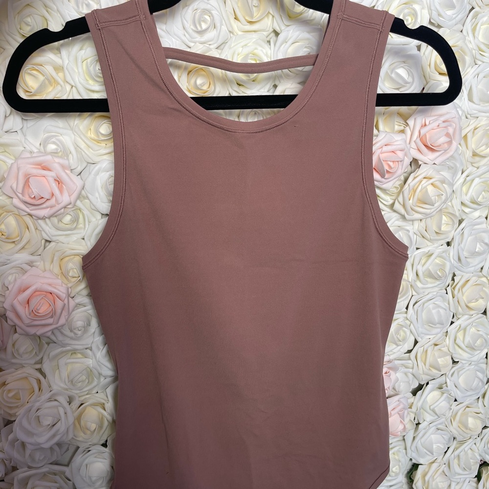 Lululemon Athletica Mauve Nude Workout Tank Top